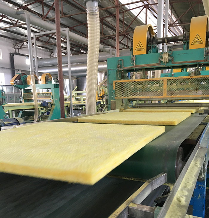 Glasswool blanket for HVAC duct insulation